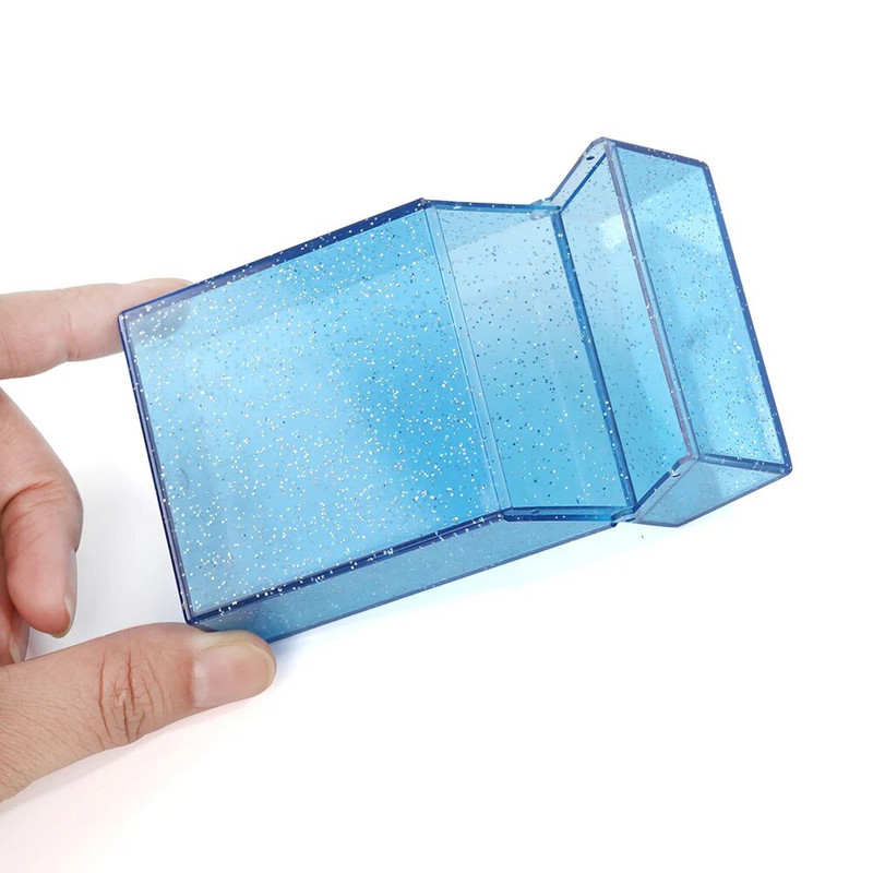 INS White 3 collu Kpop fotokartes glabāšanas kaste fotoattēlu maza karšu organizētāja uzglabāšanas futrālis Galda organizatora kastīte Skolas kancelejas preces