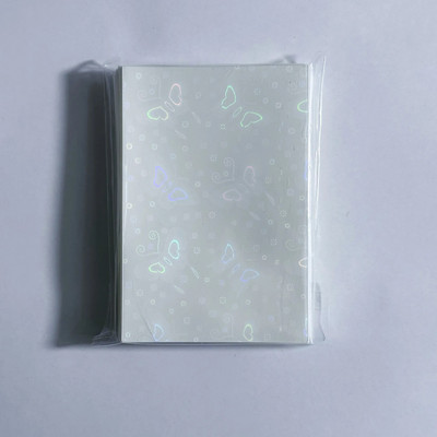 Παγωτό MINKYS Χρώμα 50 τεμ./συσκευασία Kpop Toploader Τσάντα για κάρτες Φωτογραφικά μανίκια Idol Photo Cards Προστατευτική τσάντα αποθήκευσης