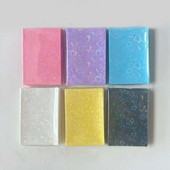 50 tk / partii 61 * 91 mm Heart Love laseriga välkuva kaardi varrukad Fotokaartide hoidja Holograafilise fooliumiga kaitsekile