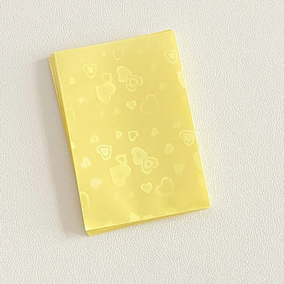 50 tk / partii 61 * 91 mm Heart Love laseriga välkuva kaardi varrukad Fotokaartide hoidja Holograafilise fooliumiga kaitsekile