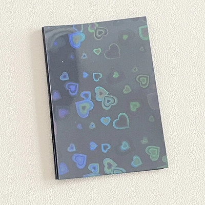 50 tk / partii 61 * 91 mm Heart Love laseriga välkuva kaardi varrukad Fotokaartide hoidja Holograafilise fooliumiga kaitsekile