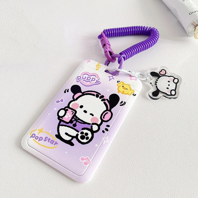 Multifilm Tulip Lucky Bear Ins Fotokaardihoidja võtmehoidja Kpop õpilaste kaardikaitsed Roosad ID-pangakaardid, kaaned, koolitarbed