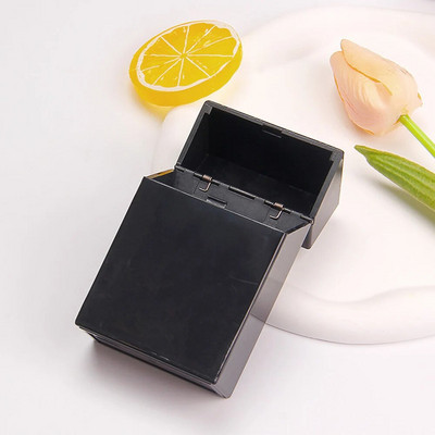 Plastikust Kpop-fotokaardihoidja, must-valge, 3-tolline Idol-fotokaart, kaitsev salvestuskarp Väikese kaardikogumiku karp