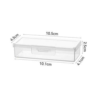 Cutie transparentă de depozitare a fotografiilor Idol, albume Kpop din plastic, cărți foto, organizator de colecție de carduri mici, cutie pentru suport pentru cărți foto