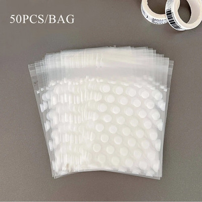 50 gab Opp plastmasas maisiņš, pašlīmējošs caurspīdīgs plastmasas maisiņš, krelles rotaslietu uzglabāšanas iepakojums, dāvanu maisiņš Kpop mazs karšu turētājs