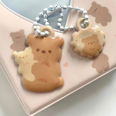 Jauks karikatūras lāča fotoalbums 3 collu fotokartīšu turētājs Kpop elku kartītes Savākt grāmatu 40 kabatas Mini Instax fotoattēlu fotoattēlu albums