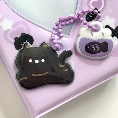 Jauks karikatūras lāča fotoalbums 3 collu fotokartīšu turētājs Kpop elku kartītes Savākt grāmatu 40 kabatas Mini Instax fotoattēlu fotoattēlu albums