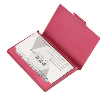 Δημιουργική θήκη επαγγελματικής κάρτας Ανοξείδωτο μεταλλικό κουτί από αλουμίνιο Πιστωτική ταυτότητα Κάτοχος κάρτας πορτοφολιού 1 ΤΕΜ