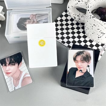 Θήκη Photocard Photo Album Storage Box Αρχική Θήκη εικόνας Κουτί αποθήκευσης Όνομα Κάτοχος ταυτότητας κάρτας