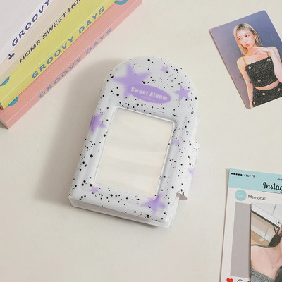 20 φύλλα Star 3 ιντσών για καρτ ποστάλ Θήκη άλμπουμ Διπλής όψης Αποθήκευση φωτογραφιών Kpop Idol Card Bags Protective Holder Collect Organizer