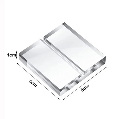 1 tk akrüülist alus, kaardihoidja, fotoklambritabel, numbrialus