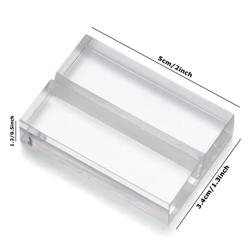 1 tk akrüülist alus, kaardihoidja, fotoklambritabel, numbrialus