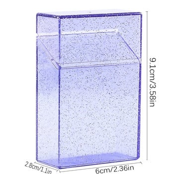 Ins Transparent Storage Box Blingbling Θήκη θήκης κάρτας φωτογραφιών Κιβώτιο θήκης Container Idol Kpop Albumes Photo Storage Box Χαρτικά