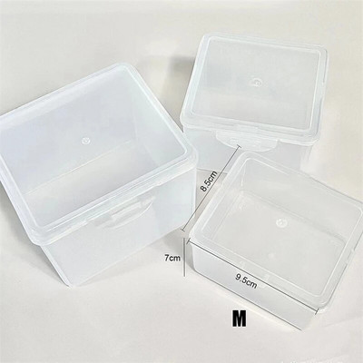 Fotokaartide hoiukast läbipaistvad kleebised Korea Idol kaardihoidja Laua hoiustamiskorraldaja klassifikatsioonikarp Kirjatarbed