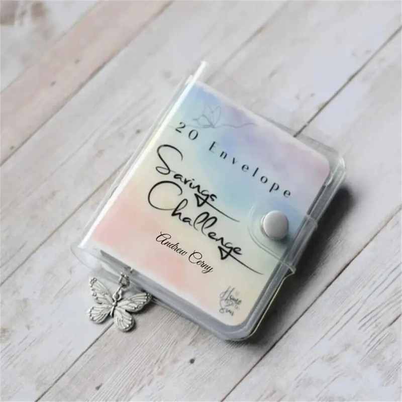 Ümbriku väljakutse köitja lahtiste lehtedega märkmik Säästuraha Rahakott Eelarve planeerijad Finantsraamatud Dokumendid Arved Kaardihoidja