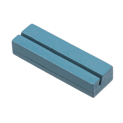 1 tk puidust fotoaluse visiitkaardihoidja ristkülikukujuline kaardiklambriga pildihoidja Käsitsi valmistatud memohoidik kodukontori jaoks