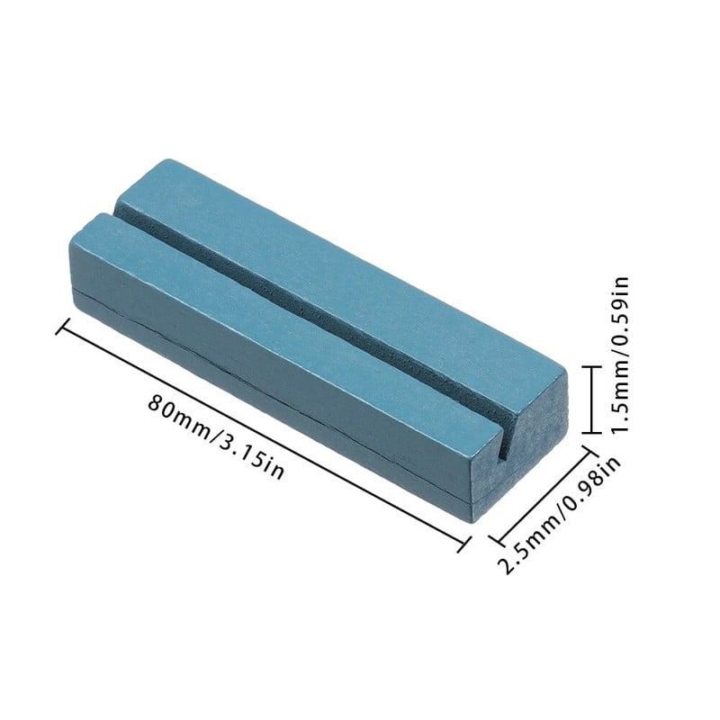 1 tk puidust fotoaluse visiitkaardihoidja ristkülikukujuline kaardiklambriga pildihoidja Käsitsi valmistatud memohoidik kodukontori jaoks
