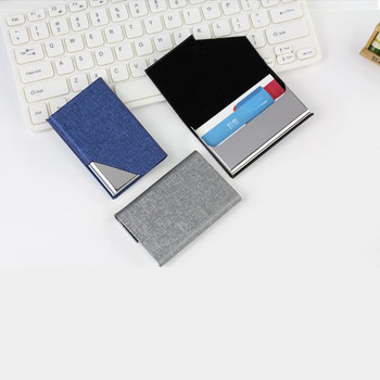 Предмети за съхранение на маса Кутия за съхранение от неръждаема стомана Може да се носи със себе си Адаптивна джобна катарама Поставка за визитки Калъф за карти