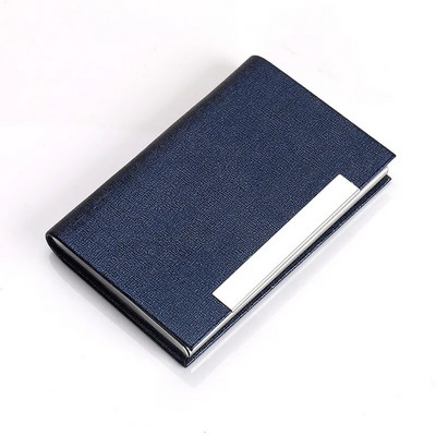 Vizītkaršu turētājs Maks Luksusa PU ādas un nerūsējošā tērauda vairāku vārda karšu futrālis Kredītkartes ID futrālis vīriešiem sievietēm