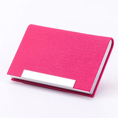 Vizītkaršu turētājs Maks Luksusa PU ādas un nerūsējošā tērauda vairāku vārda karšu futrālis Kredītkartes ID futrālis vīriešiem sievietēm