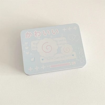 INS korejiešu taisnstūrveida skārda kastīte Creative Mini Card Storage Box Iepakojums Skārda kastīte Matadata rotaslietas Maza skārda kastītes dekorēšana