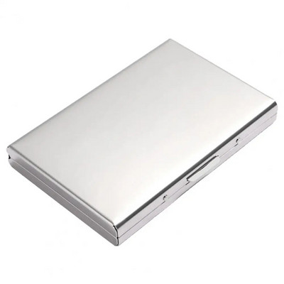 Card Box RFID Blocking Metal Card Holder 6 Card Slot Safe Buckle Design Αντικλεπτική Αντι-απαλαίωση Συμπαγής θήκη κάρτας