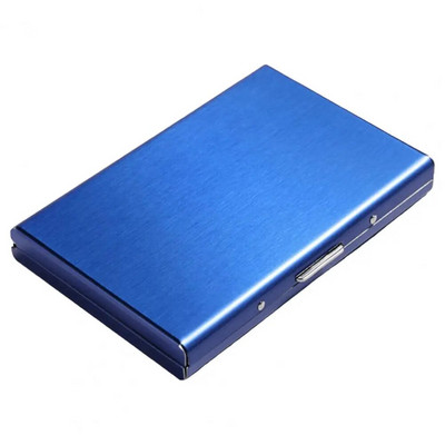 Card Box RFID Blocking Metal Card Holder 6 Card Slot Safe Buckle Design Αντικλεπτική Αντι-απαλαίωση Συμπαγής θήκη κάρτας