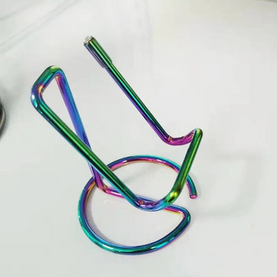 1vnt Auksinis rašomasis stalas vizitinių kortelių laikiklis Metalinis telefono laikiklis Biuro reikmenų stalinis ekrano stovas Stalinio kompiuterio laikymo priedai