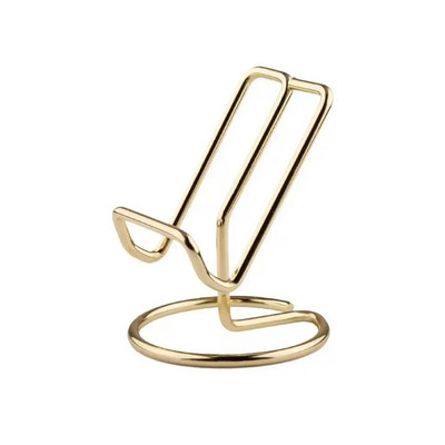 1vnt Auksinis rašomasis stalas vizitinių kortelių laikiklis Metalinis telefono laikiklis Biuro reikmenų stalinis ekrano stovas Stalinio kompiuterio laikymo priedai