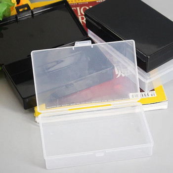 Διαφανές πλαστικό κουτί αποθήκευσης Διάφανη τετράγωνη θήκη πολλαπλών χρήσεων Κοσμήματα Κουτιά αποθήκευσης πολλαπλών μεγεθών Οργανωτής γραφείου