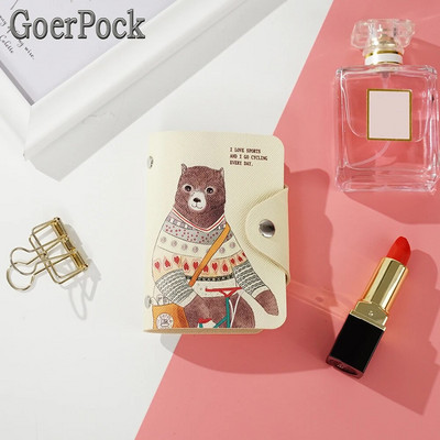 Νεοαφιχθέν Fashion PU Λειτουργία 20 bits Επαγγελματική θήκη για άντρες γυναίκες Τσάντα πιστωτικής κάρτας διαβατηρίου Τσάντα πορτοφόλι κάρτας ταυτότητας