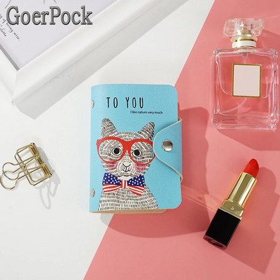 Νεοαφιχθέν Fashion PU Λειτουργία 20 bits Επαγγελματική θήκη για άντρες γυναίκες Τσάντα πιστωτικής κάρτας διαβατηρίου Τσάντα πορτοφόλι κάρτας ταυτότητας