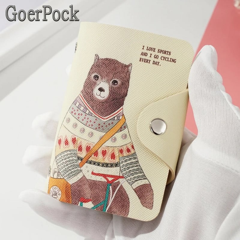 Νεοαφιχθέν Fashion PU Λειτουργία 20 bits Επαγγελματική θήκη για άντρες γυναίκες Τσάντα πιστωτικής κάρτας διαβατηρίου Τσάντα πορτοφόλι κάρτας ταυτότητας