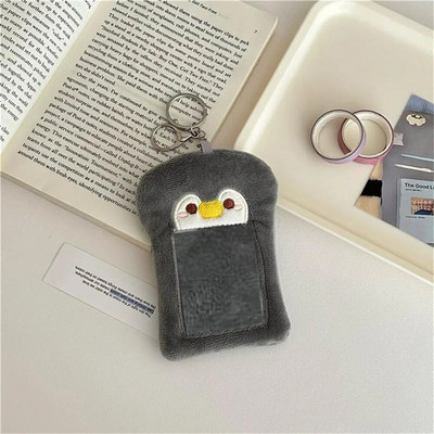 Kuuma multifilmi plüüsist kaardihoidja kate Võtmehoidja ID krediitümbris Fotokaardihoidja Tähte jälitav kohev bussikaardi kaitsekoti ripats