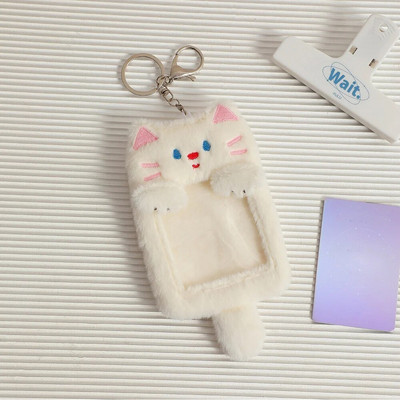 Kuuma multifilmi plüüsist kaardihoidja kate Võtmehoidja ID krediitümbris Fotokaardihoidja Tähte jälitav kohev bussikaardi kaitsekoti ripats