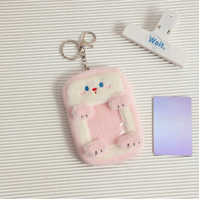 Kuuma multifilmi plüüsist kaardihoidja kate Võtmehoidja ID krediitümbris Fotokaardihoidja Tähte jälitav kohev bussikaardi kaitsekoti ripats