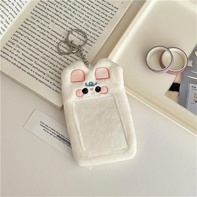 Kuuma multifilmi plüüsist kaardihoidja kate Võtmehoidja ID krediitümbris Fotokaardihoidja Tähte jälitav kohev bussikaardi kaitsekoti ripats