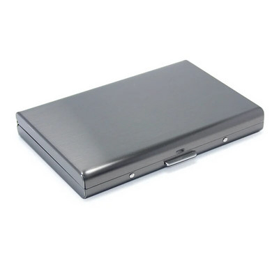 Roostevabast terasest krediitkaardihoidja meeste RFID-d blokeeriv õhuke rahakott rahakott Skannimisvastane reisi ID-kaardi hoidja ümbris Väike meeste rahakott