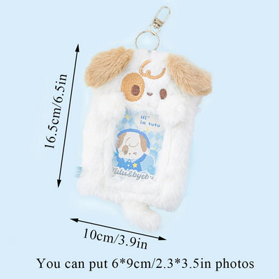 Plīša kaķēnu Kpop fotokartes iesiešanas komplekts Idol foto kartītes Albumu kolekcija Grāmata Cute Keychain ID kredīts Bankas aizsargs Kancelejas preces