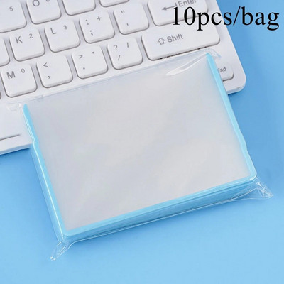 10 gab. Cietās kartes uzmavas fotokartes turētājs Guka ID karšu turētājs, pārklāts ar plēvi, maza karšu aizsardzība Classic Cute B8 ar augstu caurspīdīgumu