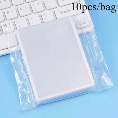 10 gab. Cietās kartes uzmavas fotokartes turētājs Guka ID karšu turētājs, pārklāts ar plēvi, maza karšu aizsardzība Classic Cute B8 ar augstu caurspīdīgumu