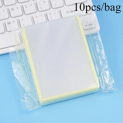 10 gab. Cietās kartes uzmavas fotokartes turētājs Guka ID karšu turētājs, pārklāts ar plēvi, maza karšu aizsardzība Classic Cute B8 ar augstu caurspīdīgumu