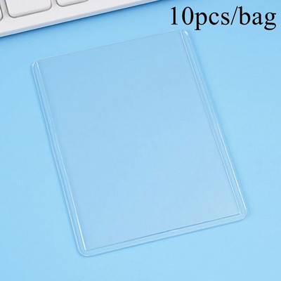 10 gab. Cietās kartes uzmavas fotokartes turētājs Guka ID karšu turētājs, pārklāts ar plēvi, maza karšu aizsardzība Classic Cute B8 ar augstu caurspīdīgumu