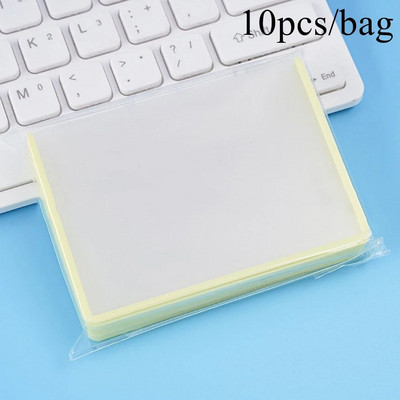 10 gab. Cietās kartes uzmavas fotokartes turētājs Guka ID karšu turētājs, pārklāts ar plēvi, maza karšu aizsardzība Classic Cute B8 ar augstu caurspīdīgumu