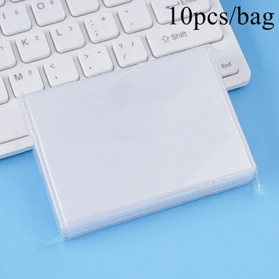 10 gab. Cietās kartes uzmavas fotokartes turētājs Guka ID karšu turētājs, pārklāts ar plēvi, maza karšu aizsardzība Classic Cute B8 ar augstu caurspīdīgumu