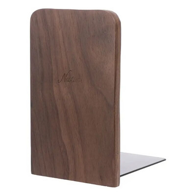 Walnut Wood Desktop Organizer Lauaarvuti Kontor Avaleht Raamatuhoidjad Raamatuotsad Stand Hoiuriiul