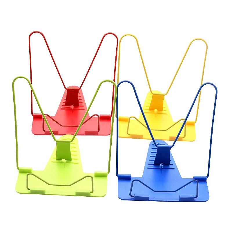 Hot Sale 1 τμχ Φορητές ρυθμιζόμενες βάσεις για βιβλία Βάση αναδιπλούμενη γωνία ανάγνωσης Βάση εγγράφων Βάση ράφι ανάγνωσης