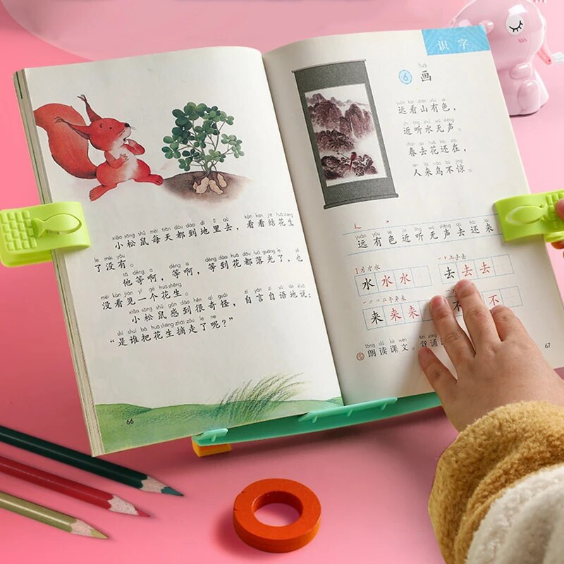 Ρυθμιζόμενη βάση για ανάγνωση βιβλίων Φορητή αντιολισθητική μεταλλική πτυσσόμενη βάση για διδακτικά βιβλία για tablet για παιδιά και ενήλικες