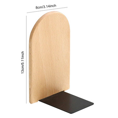 1 τεμ. Desktop Organizer Γραφείο Σπίτι Βιβλιοθήκη Βιβλιοθήκη Βάση βάσης Nature Beech Wood Ράφι γραφείου αποθήκευσης Βιβλιοθήκη Αξεσουάρ βιβλίου