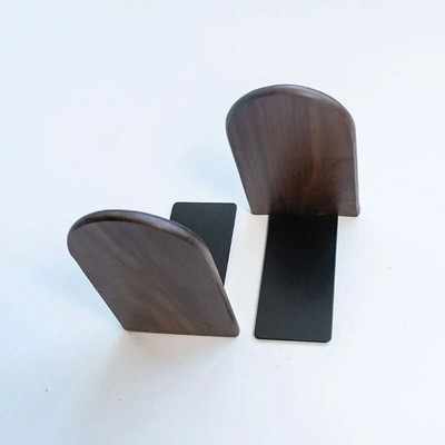 Βιβλιοθήκες Βιβλιοθήκη Ακραίες βιβλίων Βάση βάσης ραφιού Organizer γραφείου Home Bamboo Nature